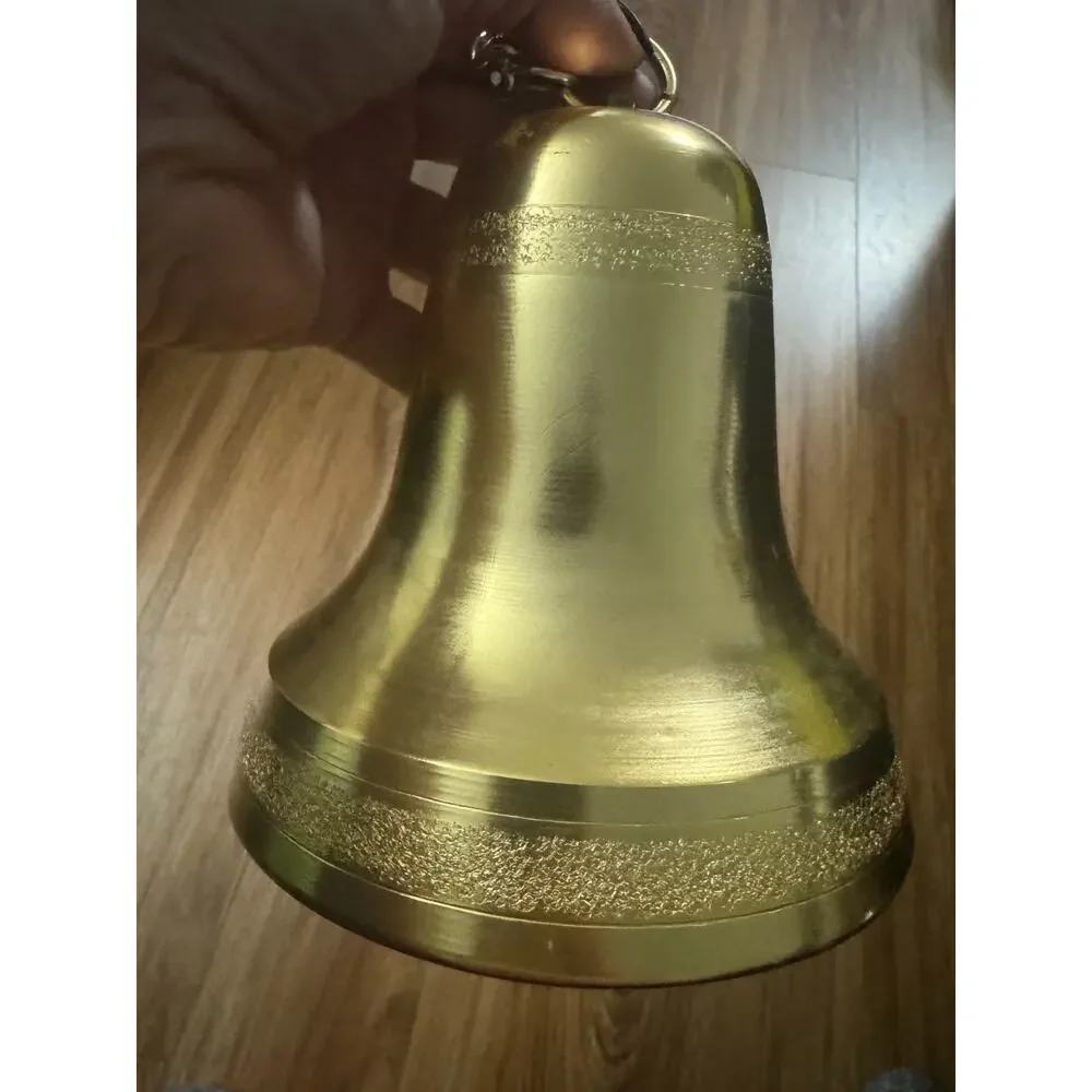 Vintage Musical Christmas Cathedral Bell 60's Japan Pull String 6